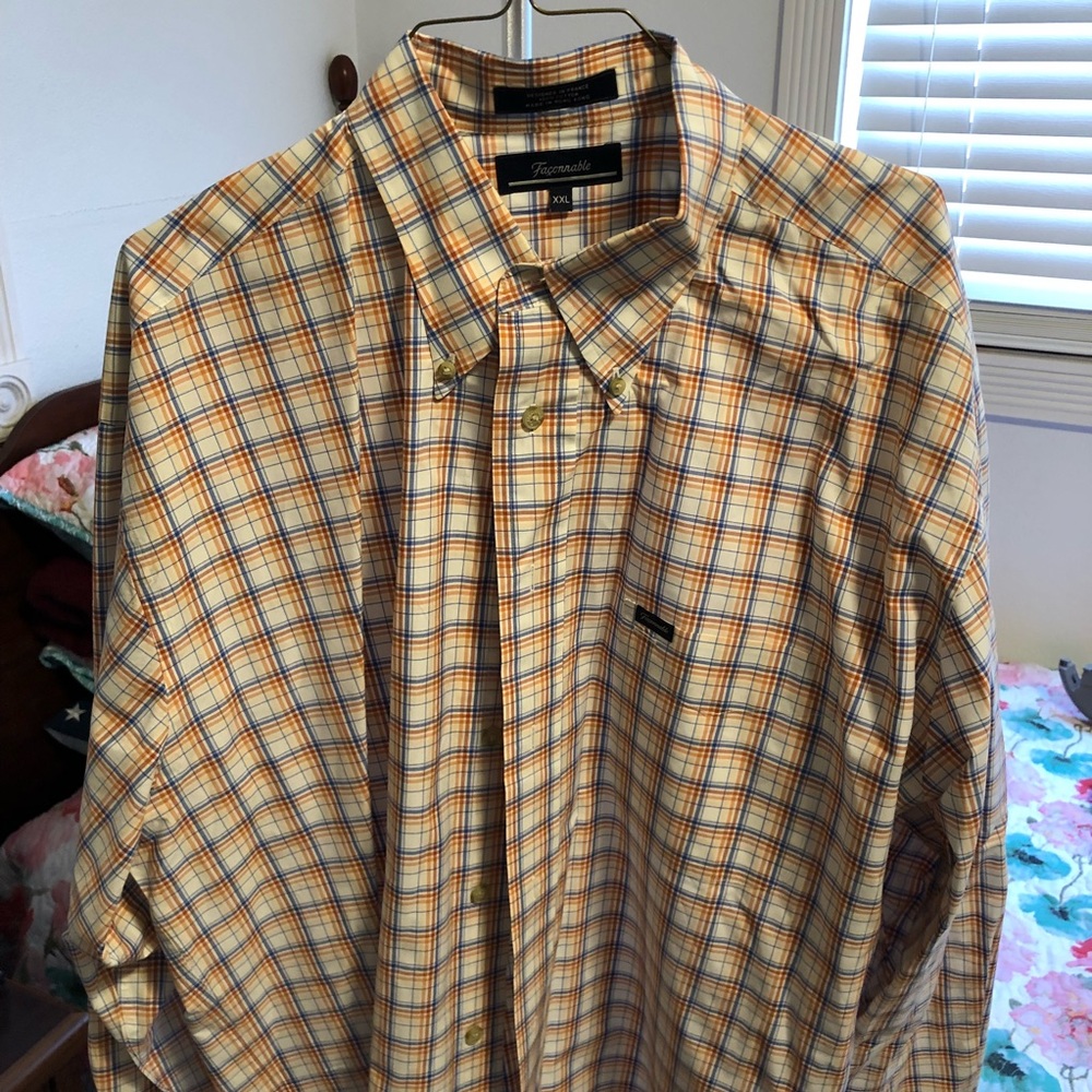 Faconnable men’s cotton dress shirts XXL